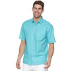 Men's Havanera Solid Button-down Shirt, Size: Small, Brt Blue