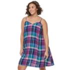 Juniors' Plus Size So&reg; Print Swing Dress, Girl's, Size: 3xl, Blue