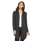 Women's Apt. 9&reg; Split Back Cardigan, Size: Small, Oxford