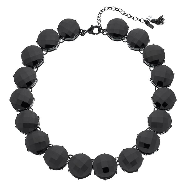 Simply Vera Vera Wang 10th Anniversary Round Chunky Necklace, Women's, Black