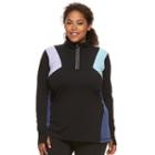 Plus Size Fila Sport&reg; Colorblock Quarter-zip Jacket, Women's, Size: 3xl, Med Blue