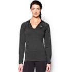 Women's Under Armour Tech Solid Hooded Long Sleeve Top, Size: Xl, Grey Other