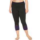 Plus Size Gaiam Om Yoga Capris, Women's, Size: 1xl, Beige Over