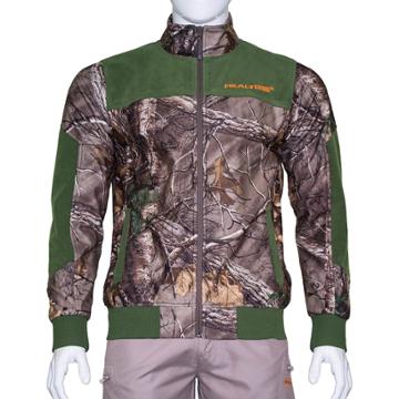 Men's Earthletics Camo Bonded Microfleece Jacket, Size: Large, Green