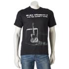 Men's Bruce Springsteen And The E Street Band Guitar With Amp Band Tee, Size: Small, Black