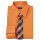 Men's Croft & Barrow&reg; Classic-fit Dress Shirt & Tie Set, Size: Xl-36/37, Brt Red