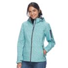 Women's Free Country Hooded Soft Shell Jacket, Size: Small, Light Blue