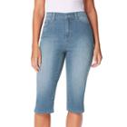 Women's Gloria Vanderbilt Amanda Skimmer Pants, Size: 8, Blue