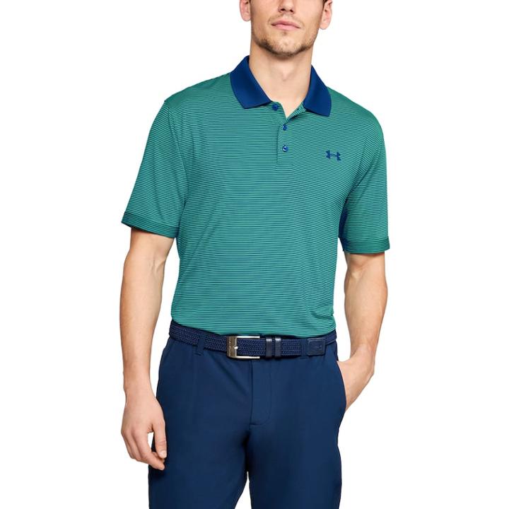 Men's Under Armour Performance Novelty Golf Polo, Size: 3xl, Blue