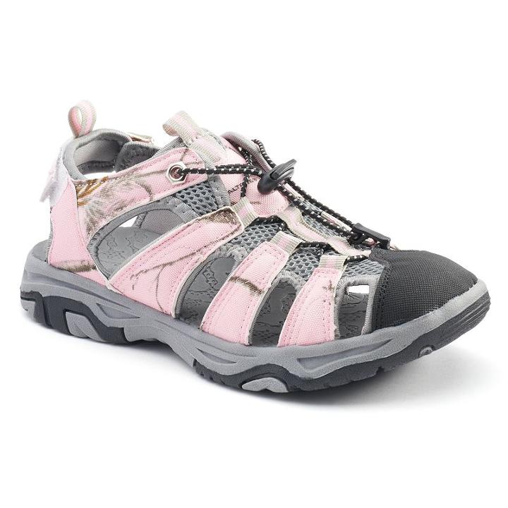 Itasca Realtree West Lake Women's Camouflage Sandals, Size: 7, Pink