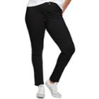 Juniors' Plus Size Unionbay Mid-rise Karma Skinny Pants, Teens, Size: 22, Black