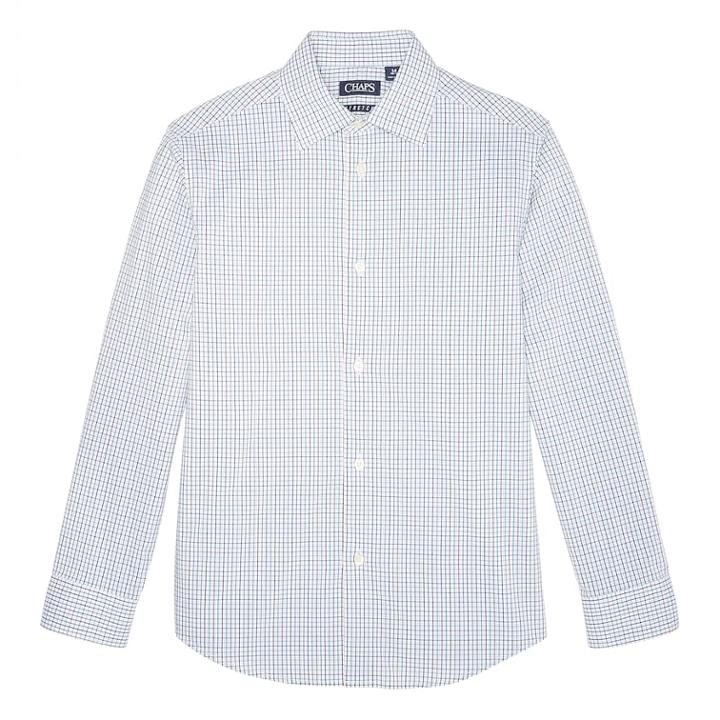 Boys 4-20 Chaps Stretch Button-down Shirt, Size: 8, Med Blue