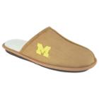 Men's Michigan Wolverines Scuff Slipper Shoes, Size: Small, Brown