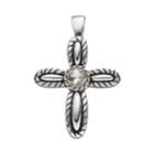 Wearable Art Cross Pendant, Women's, Silver