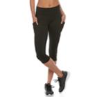 Petite Tek Gear&reg; Performance Side Pocket Capri Leggings, Women's, Size: M Petite, Black