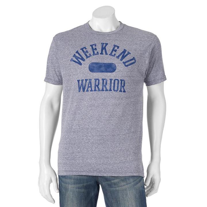 Men's Sonoma Goods For Life&trade; Weekend Warrior Tee, Size: Medium, Brt Blue