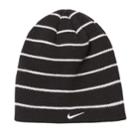 Nike Striped Beanie - Boys, Size: 8-20, Grey (charcoal)