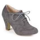 Journee Collection Leona Women's Oxford High Heels, Girl's, Size: 6, Grey