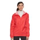 Women's Columbia Rain To Fame Hooded Rain Jacket, Size: Xl, Dark Pink