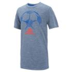 Men's Adidas Baseball Tee, Size: Small, Dark Grey