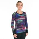 Women's Snow Angel Aurora Reversible Scoopneck Base Layer Top, Size: Small, Ovrfl Oth