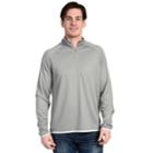 Men's Stanley Classic-fit Quarter-zip Pullover, Size: Large, Grey