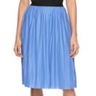 Women's Apt. 9&reg; Pleated Skirt, Size: Medium, Blue (navy)