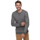Men's Sonoma Goods For Life&trade; Slim-fit Double-knit Tee, Size: Large, Black