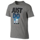 Boys 8-20 Nike Just Do It Tee, Boy's, Size: Small, Grey Other