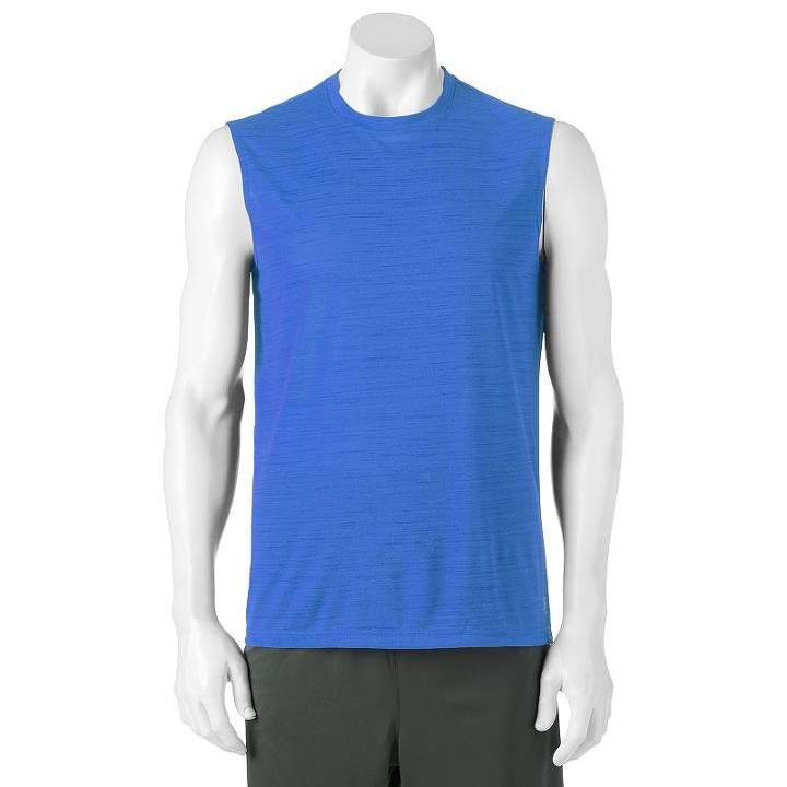 Big & Tall Fila Sport&reg; Slubbed Tank Top, Men's, Size: L Tall, Blue