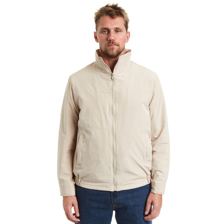Men's Haggar Stretch Jacket, Size: Xxl, Beig/green (beig/khaki)