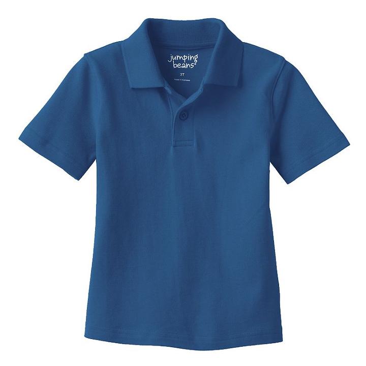 Boys 4-10 Jumping Beans&reg; Pique Short Sleeve Polo, Boy's, Size: 4, Blue (navy)