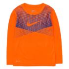 Boys 4-7 Nike Striped Dri-fit Tee, Boy's, Size: 5, Orange Oth