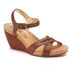 Chaps Reine Women's Wedge Sandals, Size: 9.5 B, Brown
