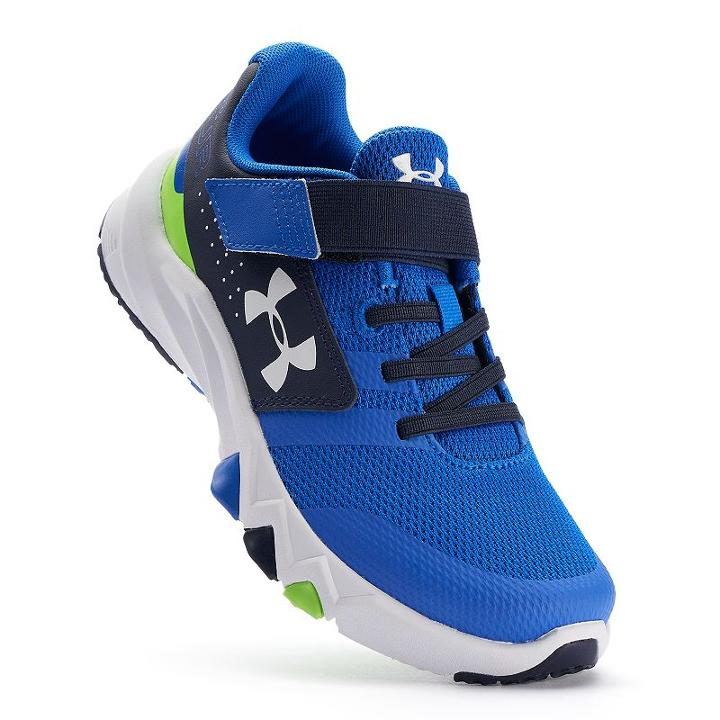 Under Armour Primed Ac Preschool Boys' Running Shoes, Boy's, Size: 1, Brown Over