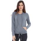 Women's Marika Riot Long Sleeve Hoodie, Size: Small, Med Grey