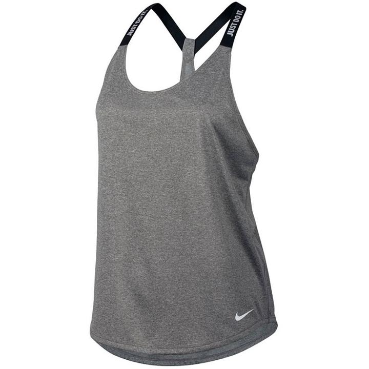 Women's Nike Elastic Straps Graphic Tank Top, Size: Xl, Grey Other