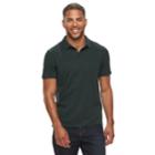 Men's Apt. 9&reg; Regular-fit Soft Touch Stretch Interlock Polo, Size: Xl, Dark Green