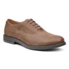 Izod Saddle Men's Perforated Oxford Shoes, Size: Medium (10), Dark Brown