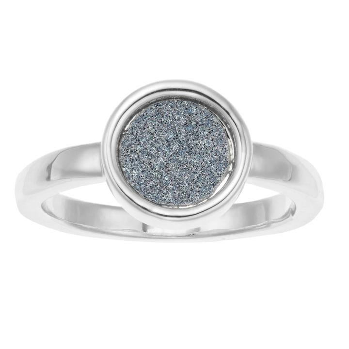 Lc Lauren Conrad Glitter Ring, Women's, Size: 7, Silver