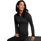 Women's Maidenform Sport Base Layer Seamless Half-zip Top, Size: Small, Oxford
