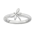 Stacks And Stones Sterling Silver Dragonfly Stack Ring, Women's, Size: 8, Grey