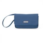 Women's Baggallini Rfid Blocking Flat Wristlet, Med Blue