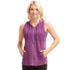 Women's Marika Balance Collection Full-zip Quilted Vest, Size: Xl, Drk Purple