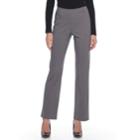 Petite Napa Valley Slimming Solution Straight-leg Dress Pants, Women's, Size: 16 Petite, Dark Grey
