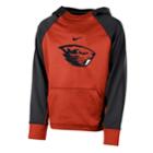 Boys 8-20 Nike Oregon State Beavers Therma-fit Colorblock Hoodie, Size: M 10-12, Orange