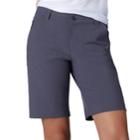 Women's Lee Rhodes Active Twill Bermuda Shorts, Size: 14 Avg/reg, Dark Grey