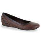 Easy Street Crista Women's Ballet Flats, Size: 12, Brown