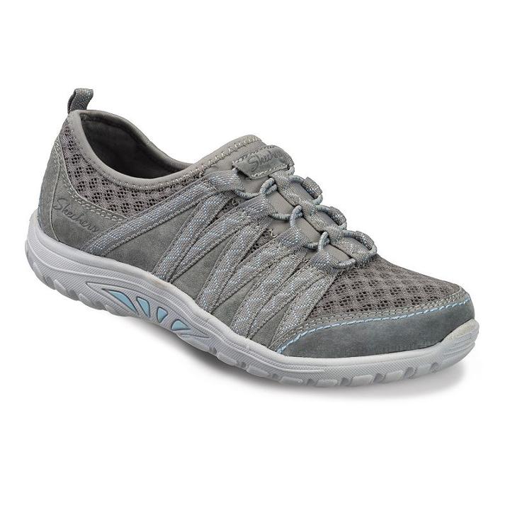 Skechers Relaxed Fit Reggae Fest Big Adventure Women's Shoes, Size: 9.5, Med Grey