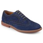 Vance Co. Lantz Men's Wingtip Dress Shoes, Size: Medium (12), Blue